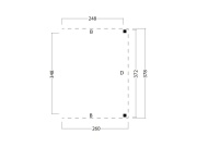 Wood gable roof extension Göteborg