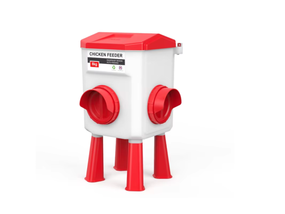 Scobax Automatické plastové krmítko - 8/12 KG, na nožičkách