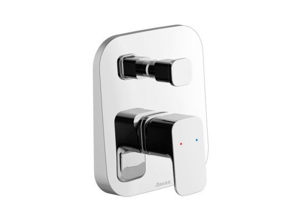 Ravak TD F 090.01CR Sprchový podomietkový set, chróm