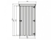 Szekrény Solid Debora