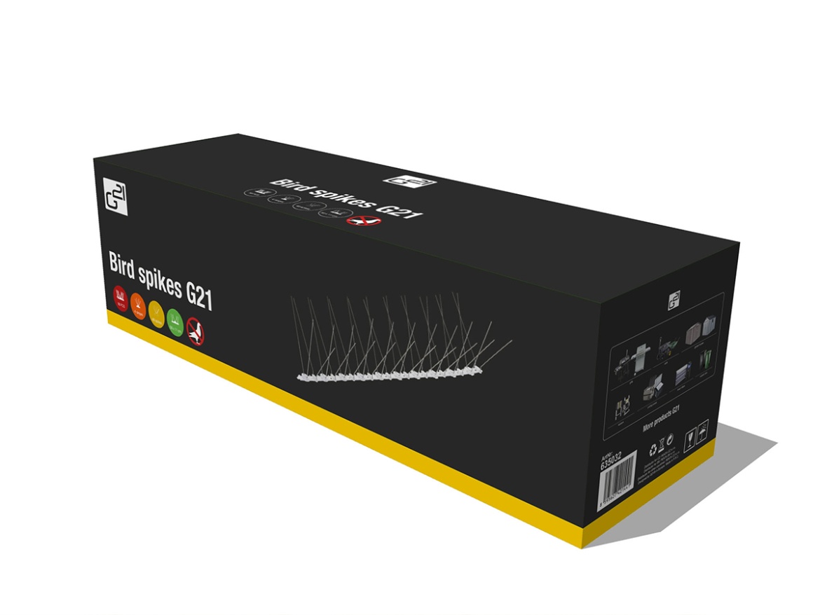 Ochranné hroty proti ptákům G21