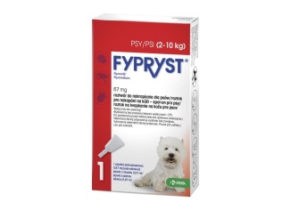 Chov zvierat –  Scobax Fypryst Spot-on Dog S 67mg sol 1x0,67ml (2-10kg)