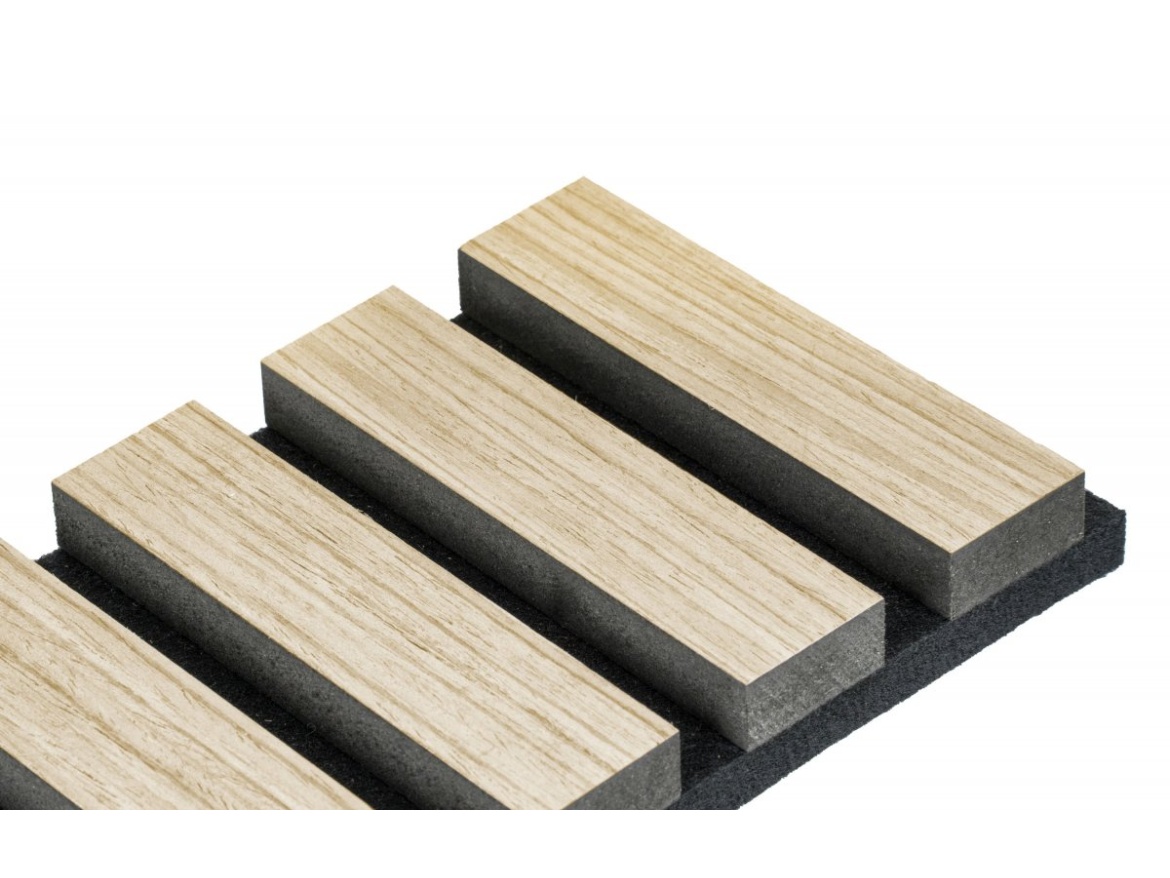 G21 Akustický panel  270x60,5x2,1 cm, přírodní dub