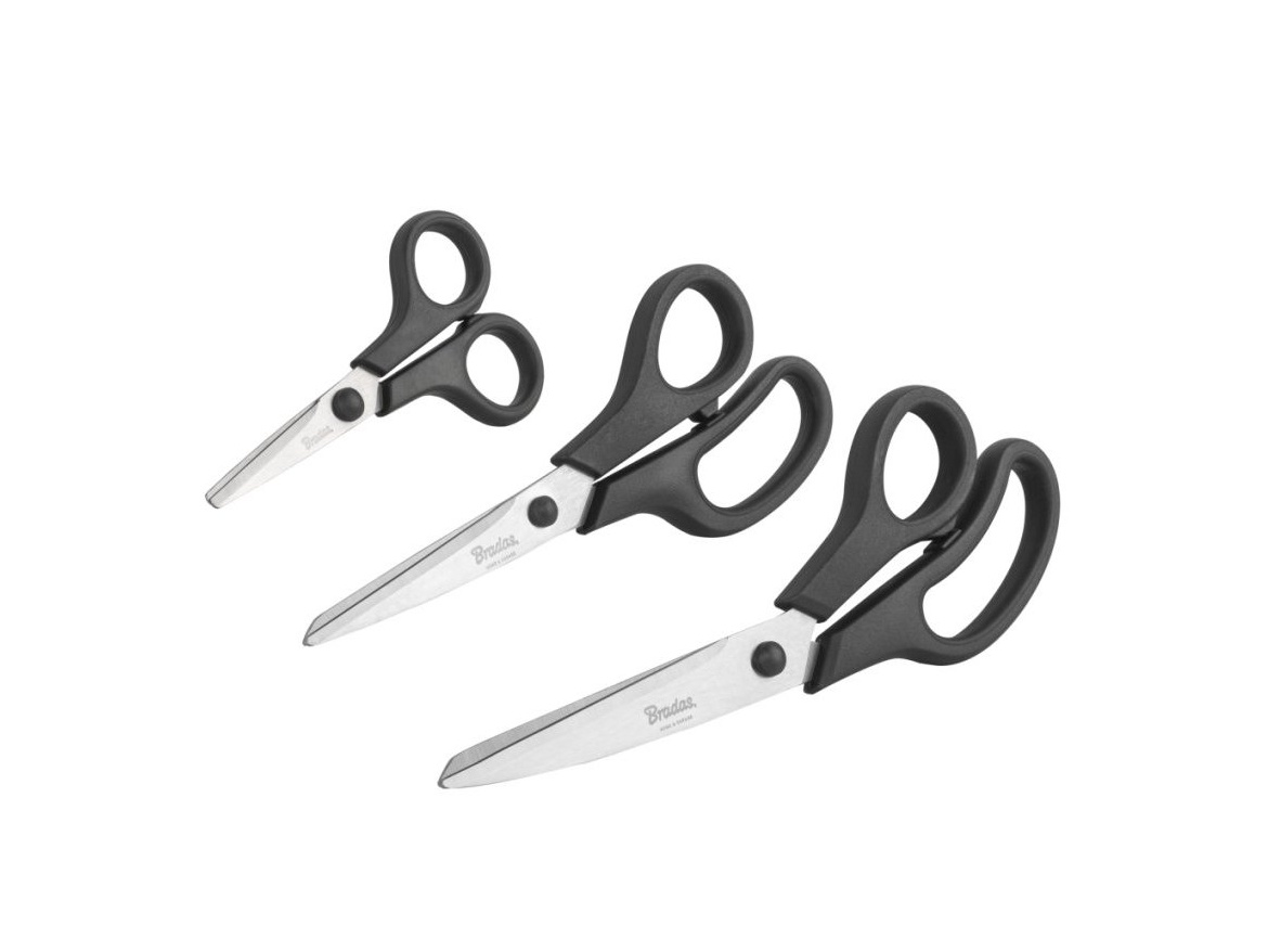 Bradas Sada univerzálních nůžek CLASSIC, 3 ks