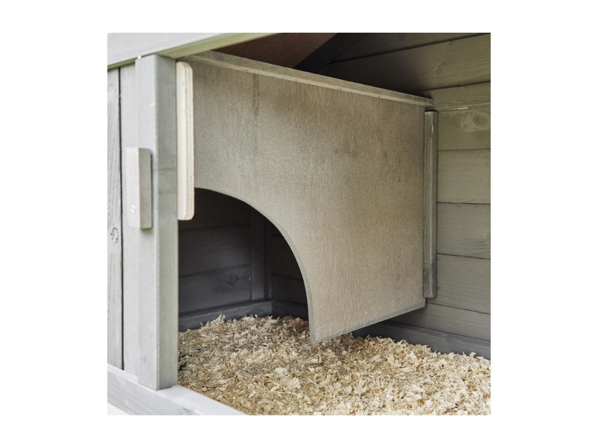 Scobax Dřevěná králíkárna REYKJAVÍK, 2100x540x855 mm