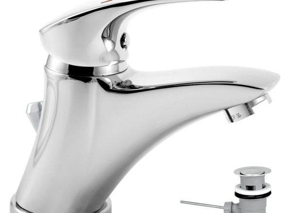 Novaservis Umyvadlová baterie Metalia 57, chrom, stojánková, s výpustí,  57001,0