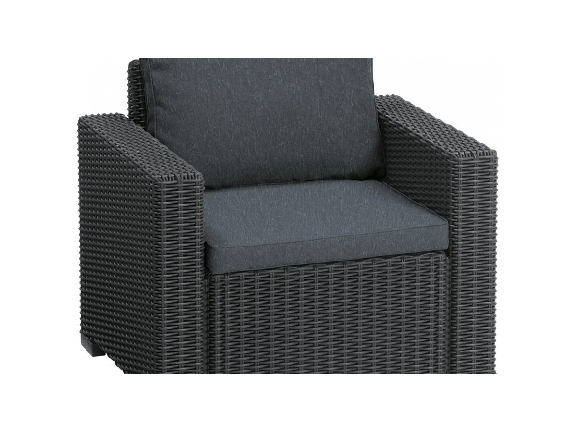 Keter Zahradní křesla  California Mix&Match Chair - 83 x 68 x 72 cm - 2ks - grafitová