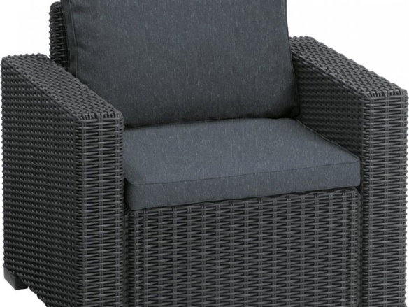 Keter Zahradní křesla  California Mix&Match Chair - 83 x 68 x 72 cm - 2ks - grafitová