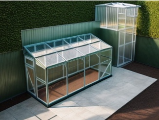 Polikarbonát hosszabbítók –  Weis A Skleník ke stěně 1,5x4m - 4mm