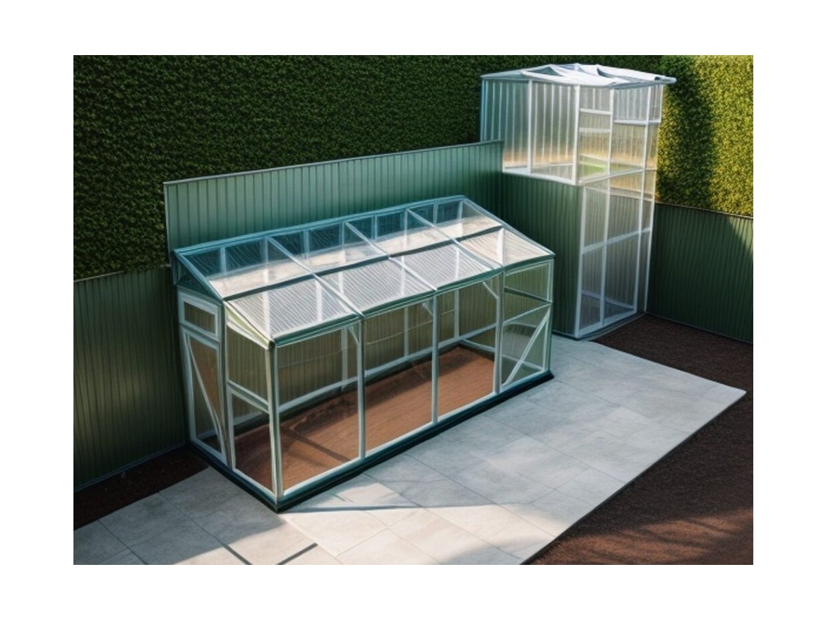 Üvegház Weis A Skleník ke stěně