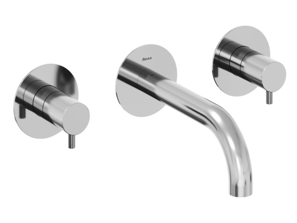 Ravak ES 019.60GLB.O1 Umývadlová podomietková batéria, zlato kefované