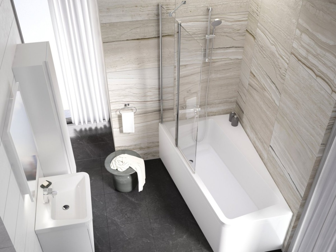 Ravak 10CVS2 100 P, biela+transparent