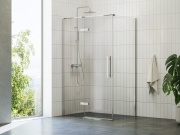 Ravak ES 091.60RGB Sprchový sloup s termostatickou baterií, posuvný, se sprchovým setem, Rose Gold Brushed