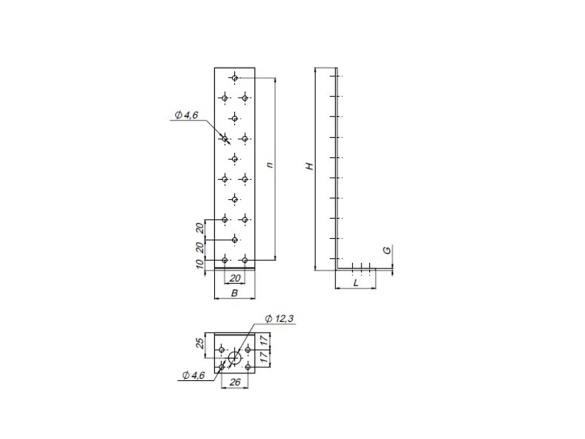 Kotevní úhelník Koelner D-LA Plus