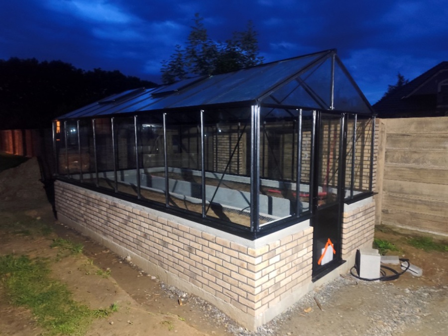 Montáže skleníků