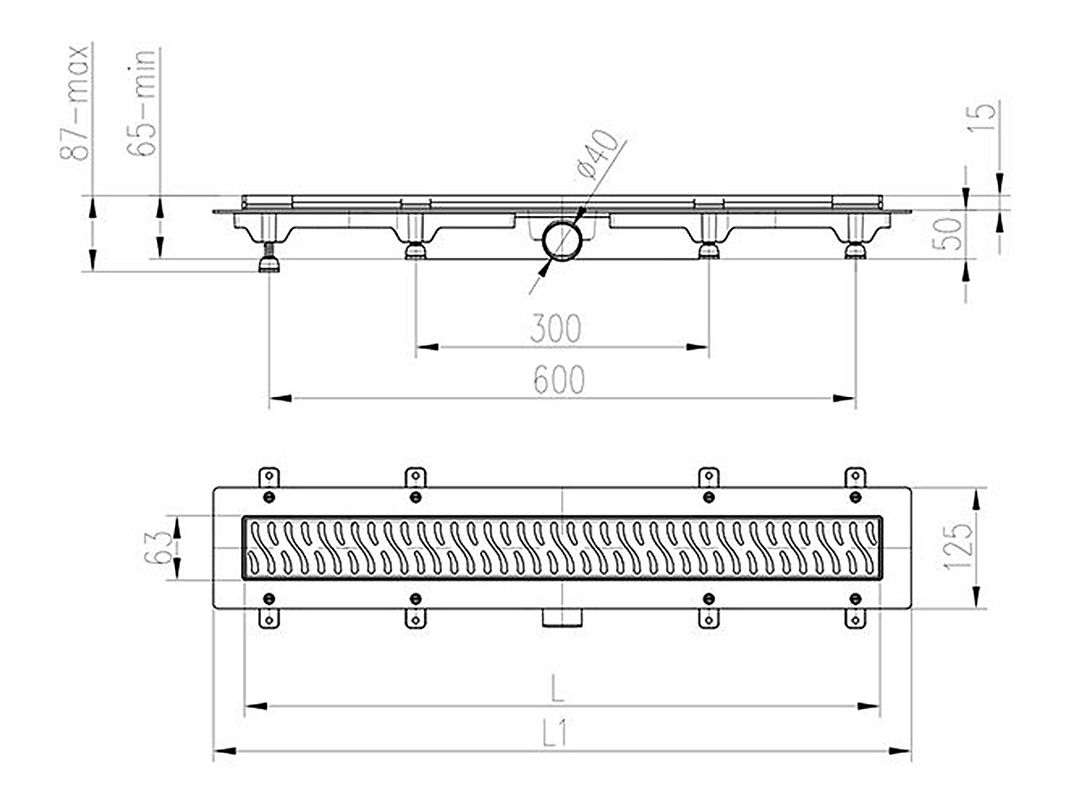 Žlab Chuděj LZB 40