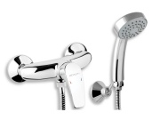 Novaservis Sprchová baterie Metalia 57 150 mm, chrom, nástěnná, s příslušenstvím,  57060,0