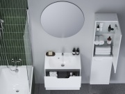 Ravak SB Classic II 40 L vysoká skříňka bílá/bílá