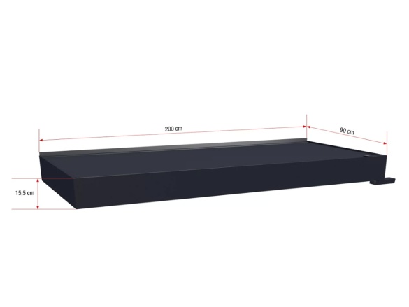 Vchodová strieška Gutta Guttavordach BS PLUS LED strip