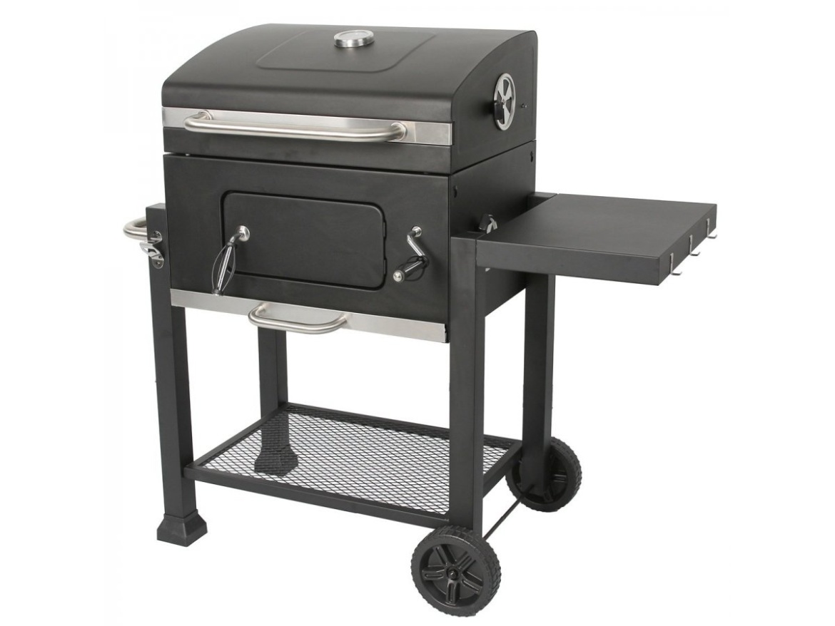 Gril na dřevěné uhlí  PRO Riwall PRO RCG 60