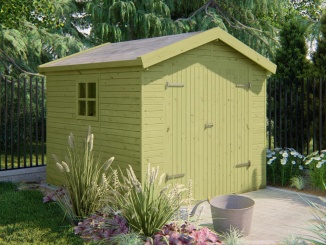Drevené záhradné domčeky na náradie Tuindeco –  Hugo 231 x 224 cm prírodný