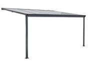 Hliníková pergola + číry PC Lanit Plast Wall