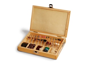 Skladovanie dreva –  Sada příslušenství pro lupínkové pily Scheppach