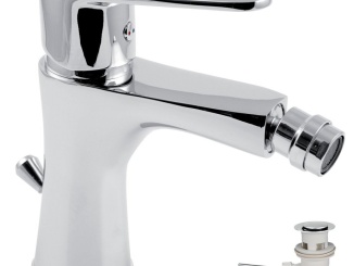 Csaptelepek – Novaservis Bidetová baterie Titania Fresh, chrom, stojánková, s výpustí, 96011,0