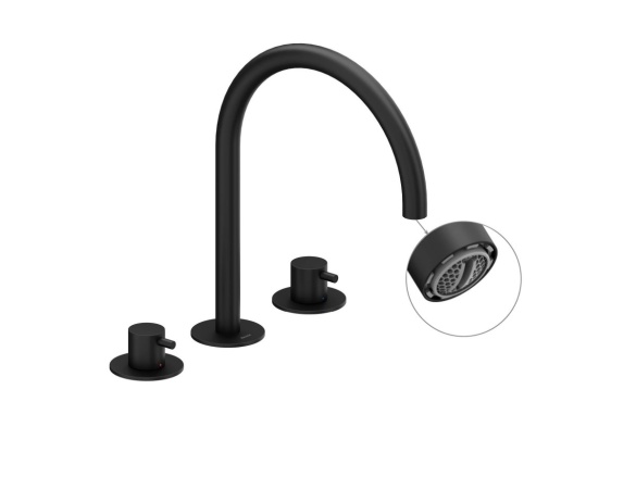 Ravak ES 018.00CR Umývadlová 3-otvorová batéria 270 mm bez odtokovej armatúry, Chrome