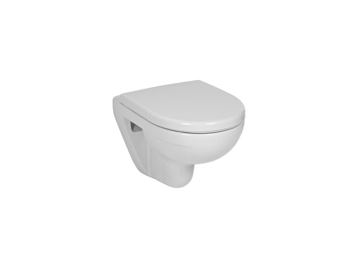 JIKA Závěsný klozet Lyra Plus Compact, vodorovný odpad, zkrácený 49 cm, Jika H8233820000001