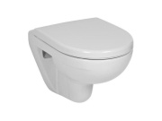 JIKA Závěsný klozet Lyra Plus Compact, vodorovný odpad, zkrácený 49 cm, Jika H8233820000001