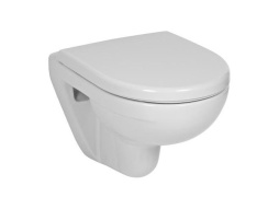 JIKA Závěsný klozet Lyra Plus Compact, vodorovný odpad, zkrácený 49 cm, Jika H8233820000001