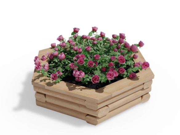 Vyvýšený záhon Česká Manufaktura Variogrow šestistran