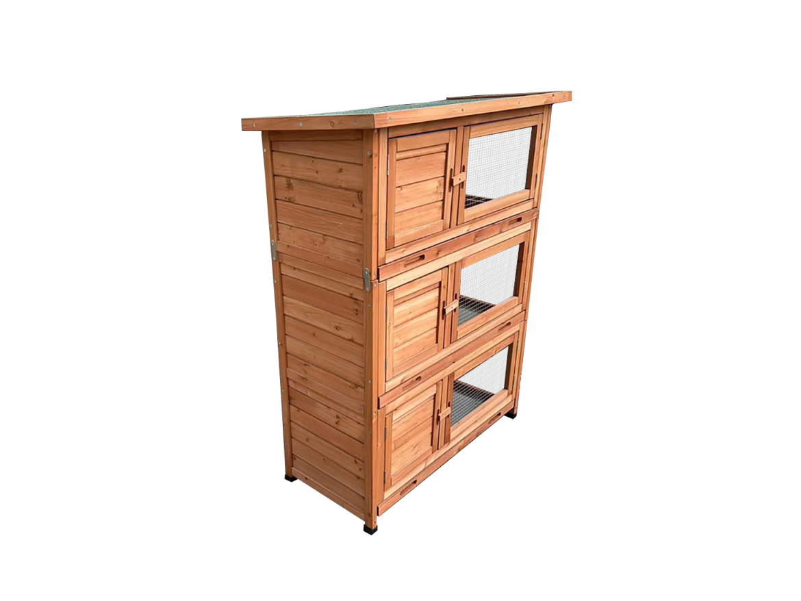 Drevená králikáreň Scobax Nero