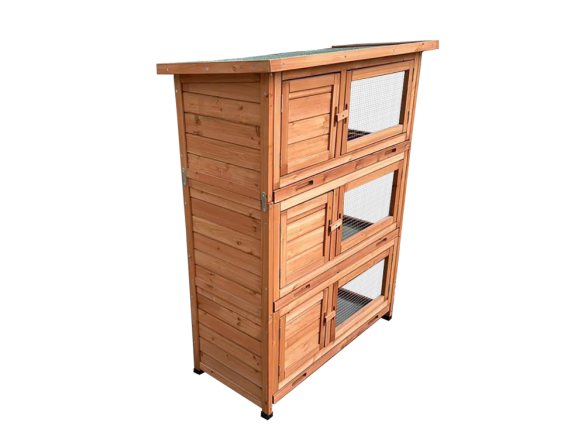 Drevená králikáreň Scobax Nero