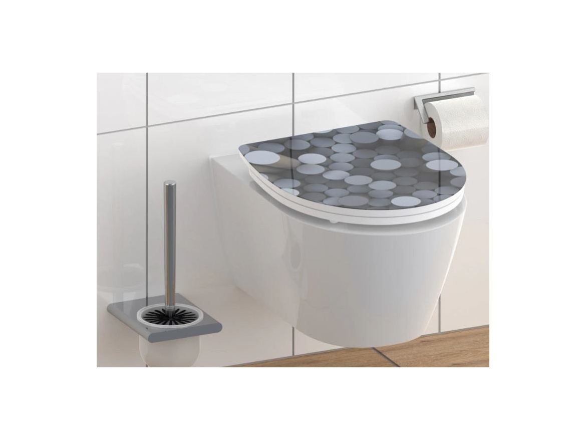 WC sedátka, záchodová prkna Schütte ROUND DIPS | Duroplast HG, Soft Close