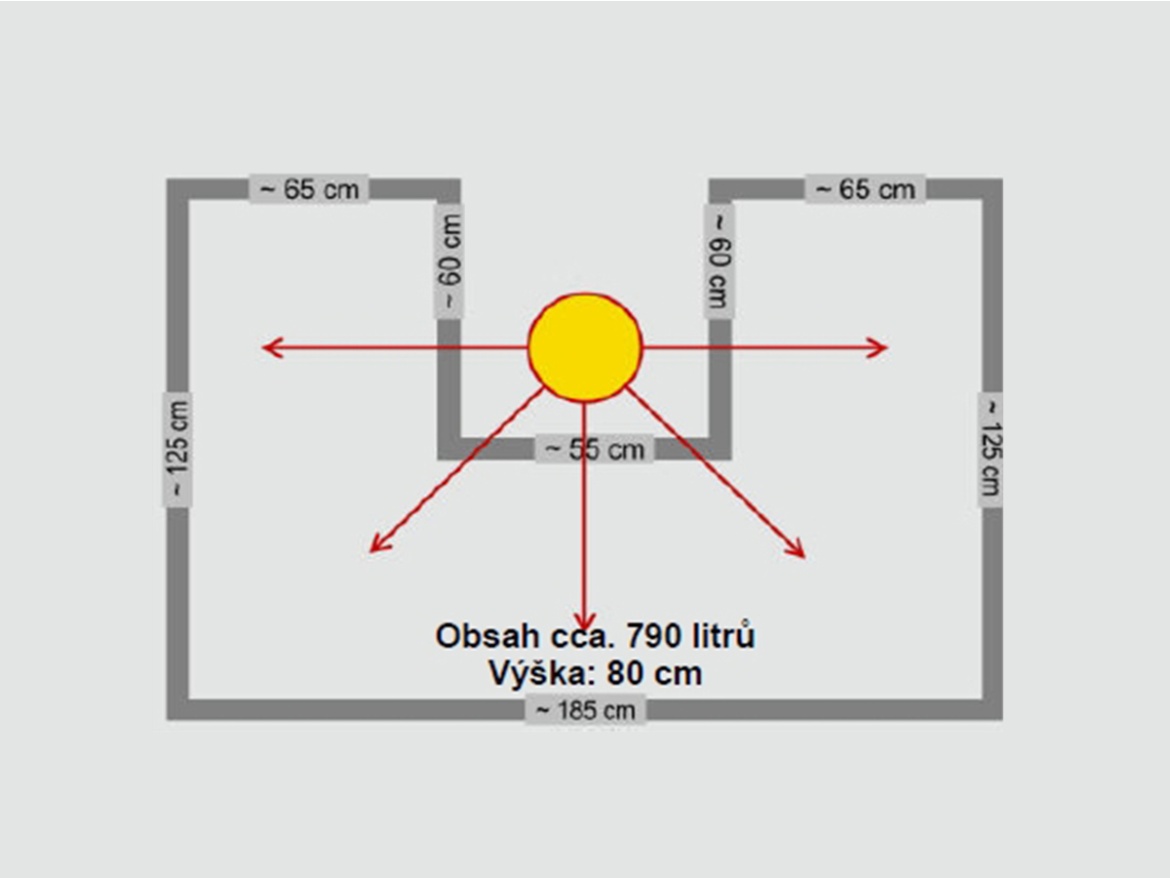 Vyvýšený záhon Juwel Timber Ergoline