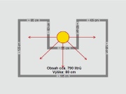 Vyvýšený záhon Juwel Timber Ergoline