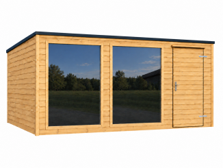 Dřevěné –  Bohemit Shiran s panoramatickými oknami