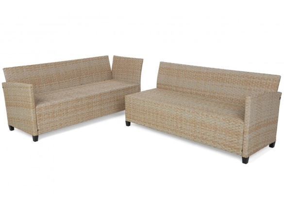 VespaGarden Rohová sedací souprava z technoratanu Lagos Beige