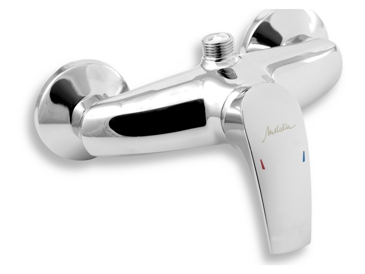 Novaservis Sprchová baterie Metalia 57 150 mm, chrom, nástěnná, bez příslušenství,  57062/1,0
