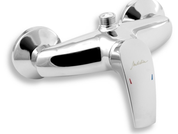 Novaservis Sprchová baterie Metalia 57 150 mm, chrom, nástěnná, bez příslušenství,  57062/1,0