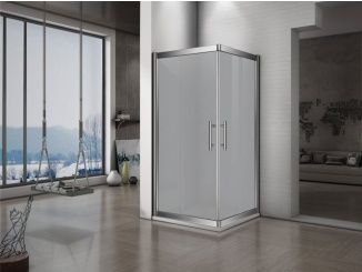 Sprchové kúty –  Lansanit Sprchový kout Monte 100 x 100 cm, sklo matné, profil aluchrom, čtverec,  CF11-190-M