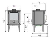 Liatinové krbové kachle Morsø 3116 5,2 kW
