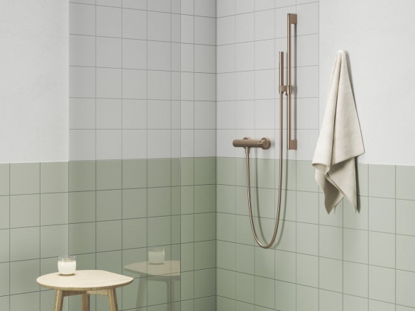 Ravak ES 032.60GLB Sprchová nástěnná baterie bez sprchového setu, Gold Brushed