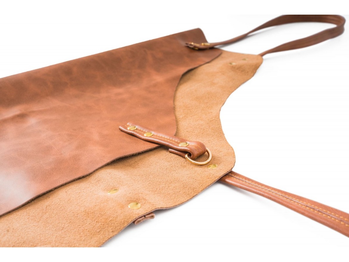 G21 Grilovací zástěra  kožená