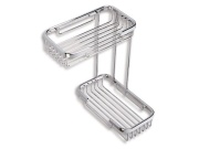 Novaservis Polička dvojitá nízká "L" Drátěný program, chrom, , 6074,0