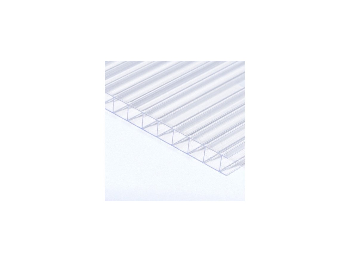 Lexan Polykarbonátová komůrková deska 10 MM ČIRÁ, 2 stěny
