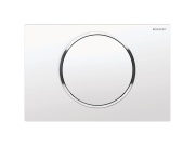 Geberit Deska ovládací GEBERIT SIGMA 10 bílá/chrom lesk, 115.758.KJ.5