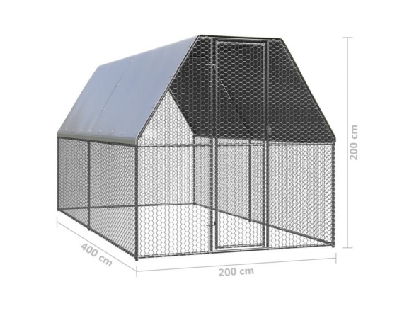 Scobax Venkovní klec - oplocený výběh - 2x4x2 m